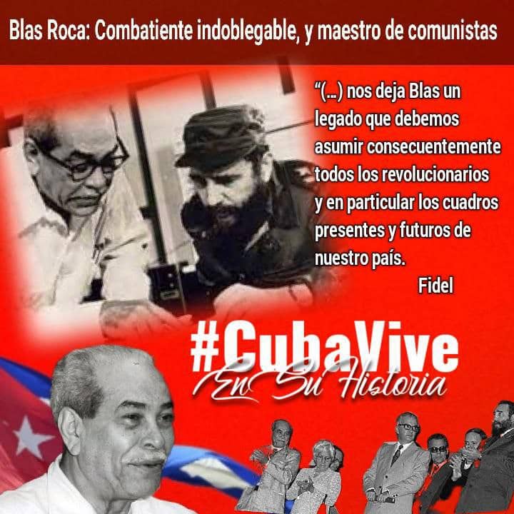 #Cuba,25 de abril de 1987,fallece Blas Roca,al triunfar la Revolución Cubana  fue miembro del buró político del Partido Comunista de Cuba y presidente a la Asamblea Nacional. 
#CubaNoOlvidaSuHistoria
#TenemosMemoria
#SomosContinuidad