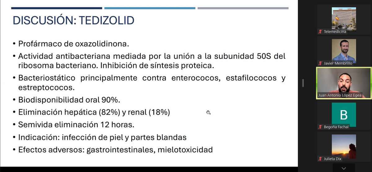 infecciosashcd's tweet photo. @Defensagob @CoREIMC_seimc @JLOPEG_ Revisión de #tedizolid @JLOPEG_ https://t.co/zYxGwsEJlw