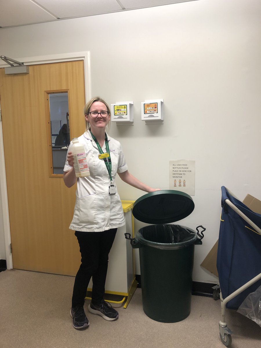 This week is #GreenerAHP week! 💚 Hear from Denise O'Dwyer, an Advanced Dietitian at the Trust, about how recycling patient feed bottles has helped us become more sustainable. Click here to read more: orlo.uk/leg1s