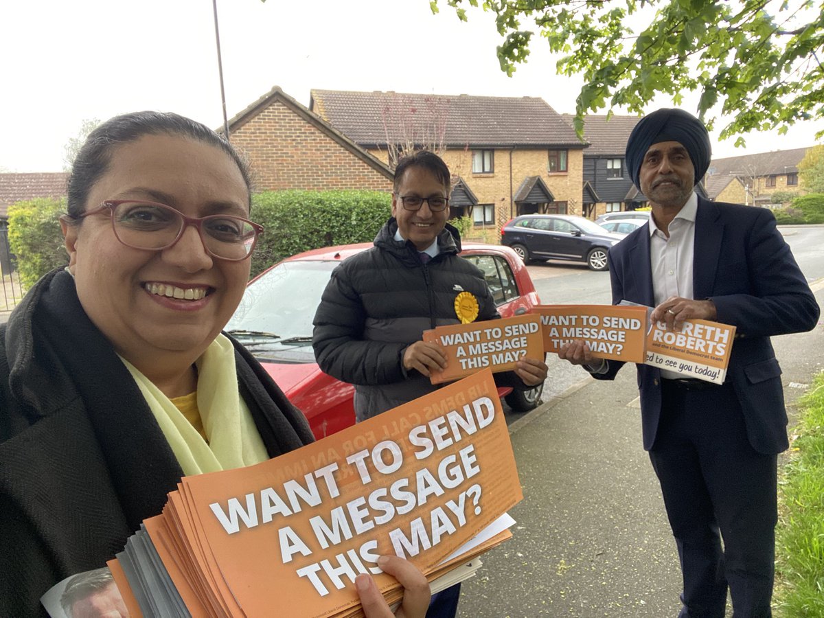 Another great session in #Hounslow with people saying they “want a change”. 

#VoteLibDem on all 3 ballots 
#LondonElections2024 2nd May
