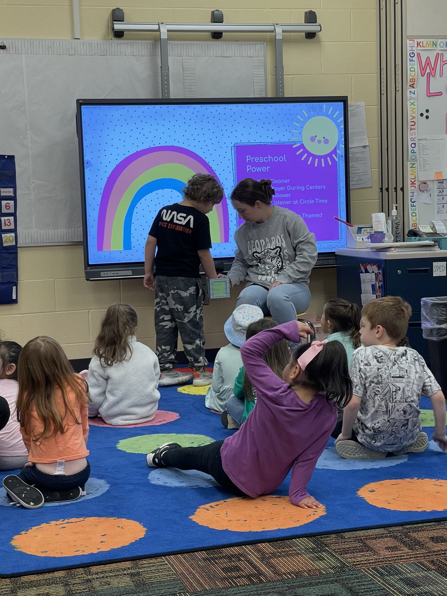 Brandi Hazelwood (@lnprincipalhcsd) on Twitter photo These <a href="/Hamilton_LN/">Linden Elementary</a> preschool students are PUMPED about PRESCHOOL POWER in Mrs. Verchick’s room!! Reinforcing positive behavior in PK!! 🐆💙🐾 These <a href="/Hamilton_LN/">Linden Elementary</a> preschool students are PUMPED about PRESCHOOL POWER in Mrs. Verchick’s room!! Reinforcing positive behavior in PK!! 🐆💙🐾