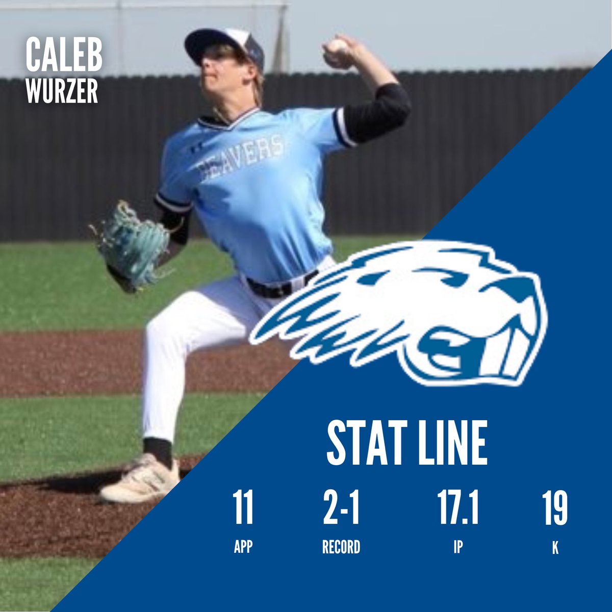 We highlight Team O alumni LHP Caleb Wurzer for his strong season on the mound with @PrattBaseball. #TeamO🟠