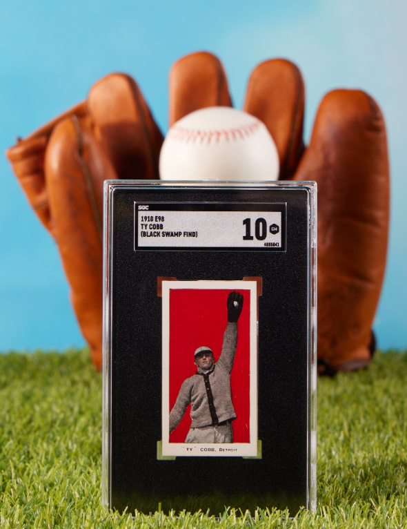 A Gem Mint 114 year old Ty Cobb card 😮 It sat untouched in an attic since it was printed in 1910 until it was sold in 2012 as part of The Black Swamp Find. Now it will find only its third home next month sports.ha.com/itm/baseball-c…