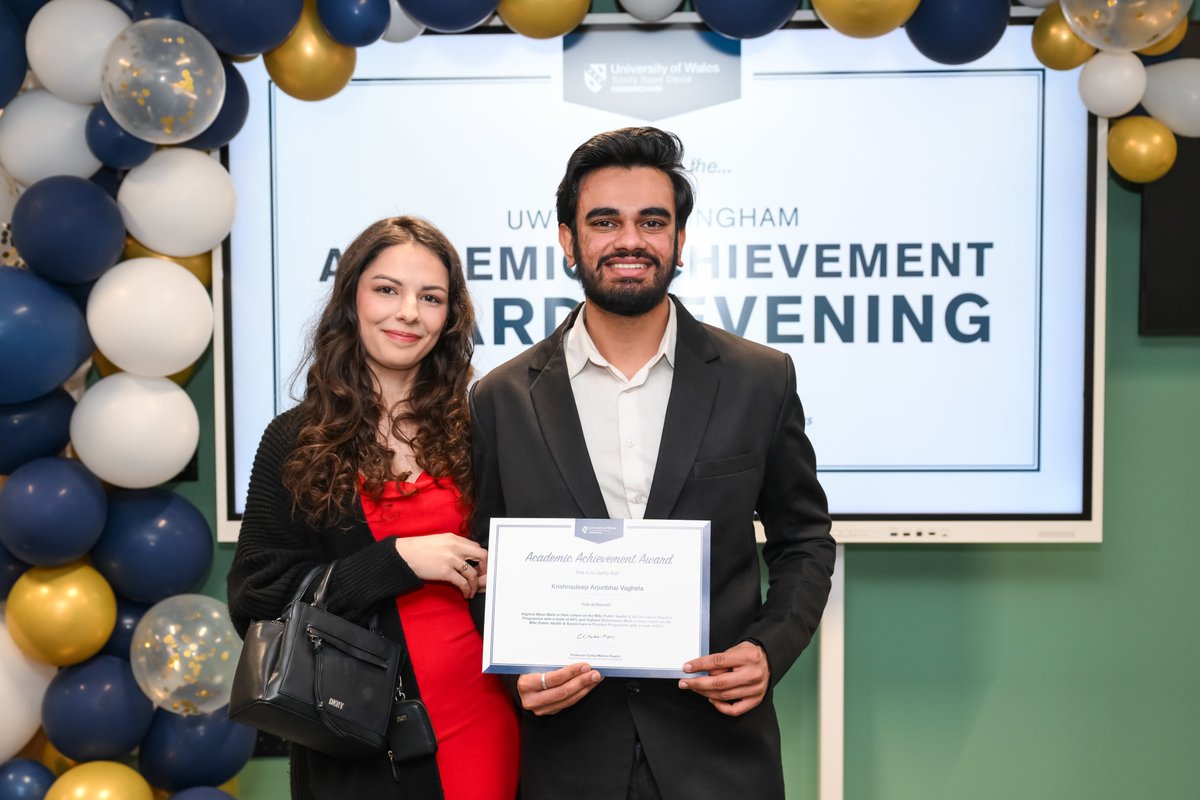 Congratulations to our outstanding students who received certificates at the Academic Achievement Awards evening! 

We are very proud of you and all of your hard work and dedication in your studies at UWTSD Birmingham 👏🎉👏

# StudentSuccess #Awards #UWTSDBirmingham