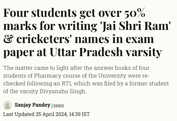 Should have written 'Modi ki guarantee' to get 100% marks.