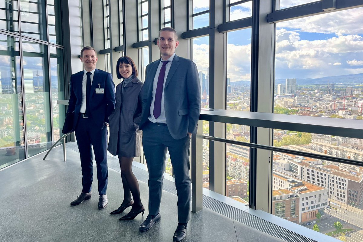 Very nice visit with <a href="/NinaBiljanovska/">Nina Biljanovska</a> and @RobertZymek at <a href="/ecb/">European Central Bank</a> to present the latest <a href="/IMFNews/">IMF</a> World Economic Outlook.

imf.org/en/Publication…