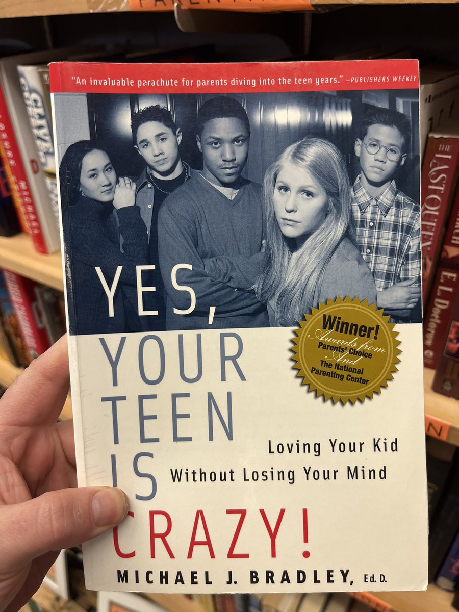 Featured ZABS Book of the Week 📚 🔥 

Yes your teenager is crazy! 

Loving your kid without losing your mind  🤯 

Available at ZABS Place.
 #bookoftheweek #teens #thriftfinds