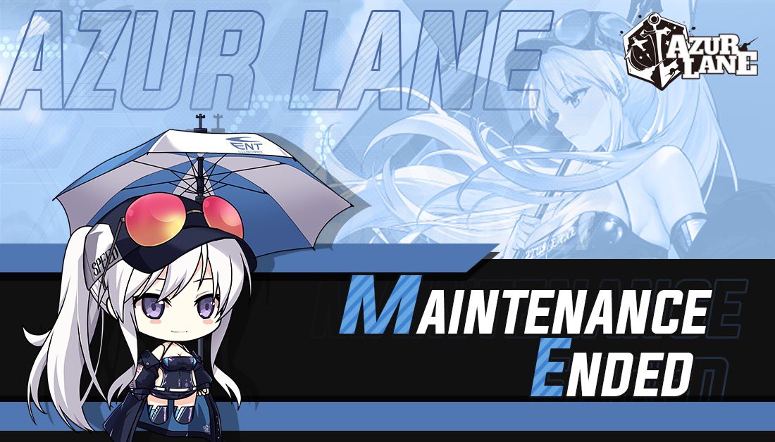 Dear Commander, Maintenance has ended & all servers are now up and running. For any questions, contact us: al.cs@yo-star.com #AzurLane #Yostar