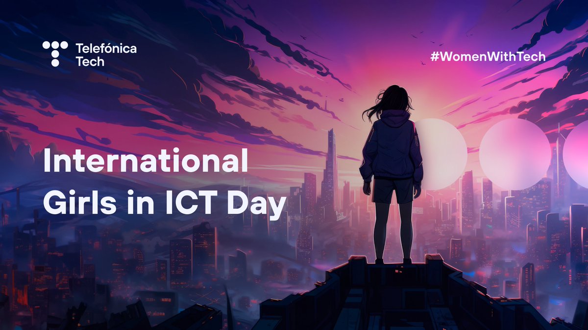 Today we celebrate International Girls in #ICT Day 💻💜

That's why, on this special day, we're sharing online resources to inspire girls to explore the full potential of #technology. 💡

🔗 telefonicatech.com/en/blog/day-gi…

#GirlsInICTDay #WomenWithTech #ChangeWithTech