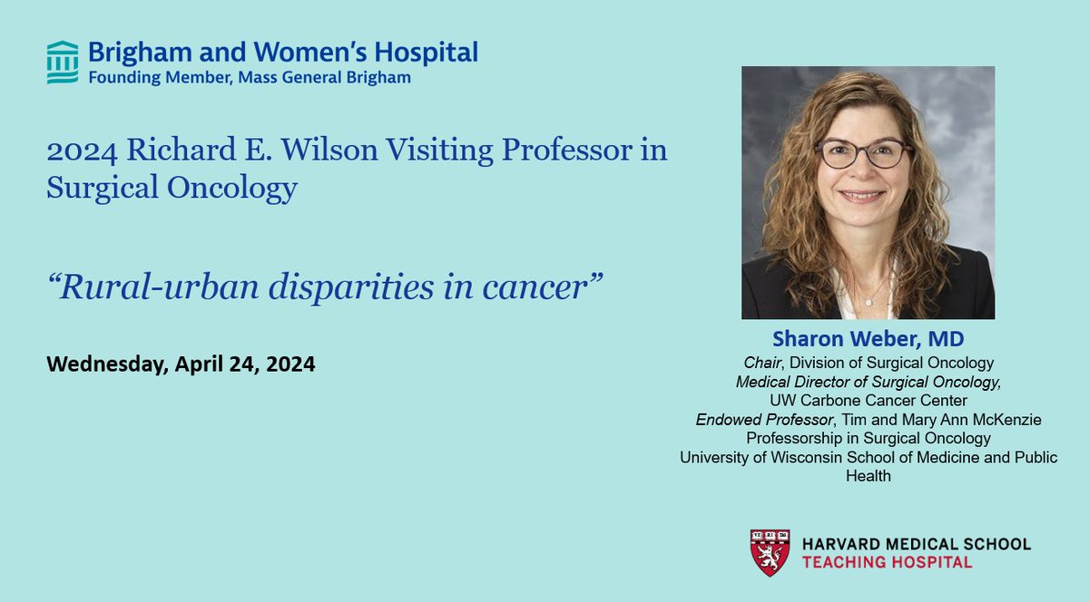 Glimpses from yesterday’s visit by the 2024 Richard E. Wilson visiting professor in Surgical Oncology, Dr. Sharon Weber, Chair, Division of Surgical Oncology, @WiscSurgery. Thank you for sharing your wonderful insights on rural-urban disparities in cancer.