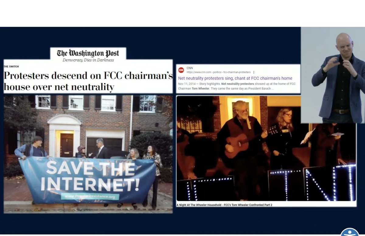 NathanLeamerDC's tweet image. Glad to see @BrendanCarrFCC is focusing on the outrageous and dangerous attacks by #netneutrality zealots on FCC Commissioners who didn't accept their warped view of the Internet. They obstructed a federal proceeding.

Many of those same activists are now sitting in the FCC