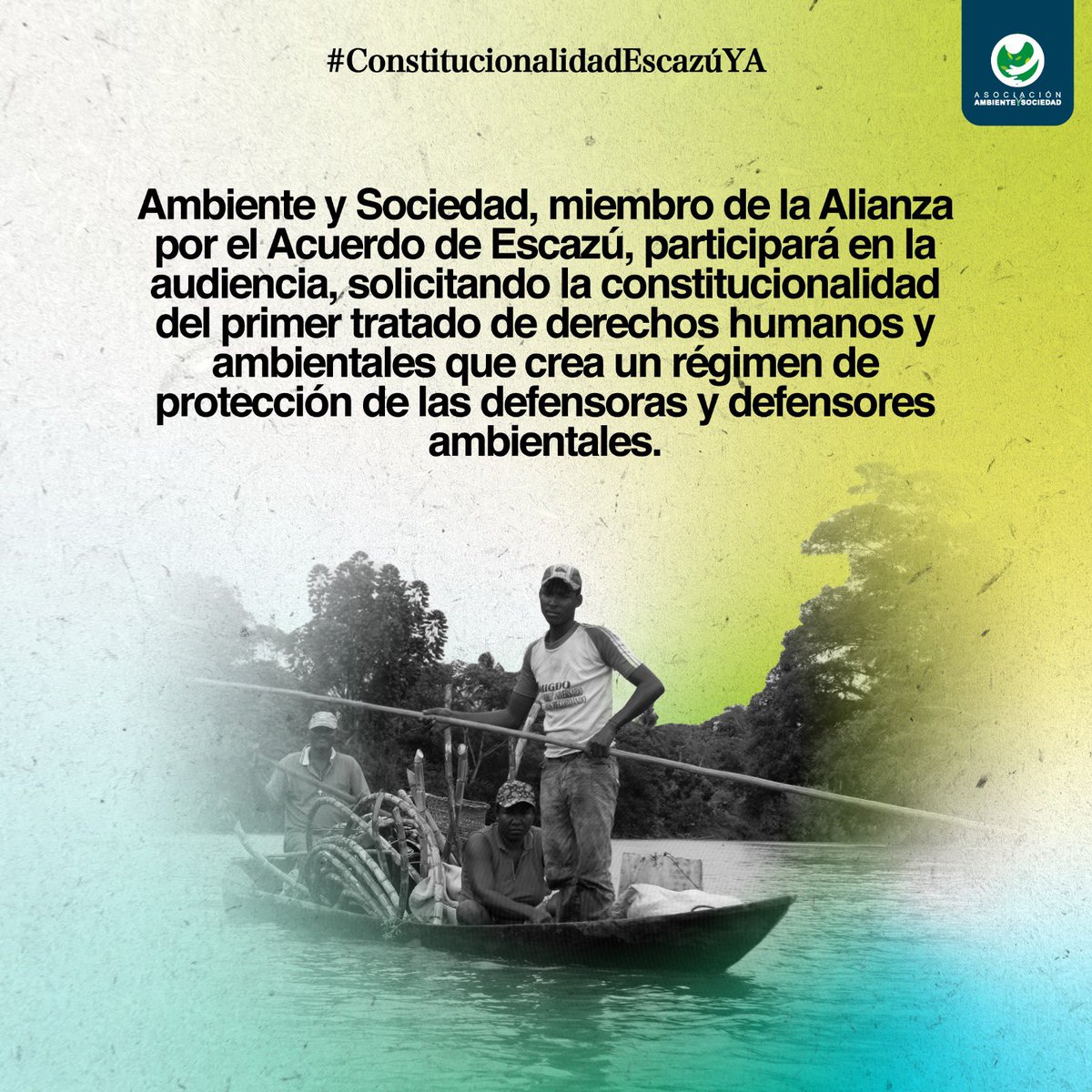 #ConstitucionalidadEscazúYA 📢

➡️El 26 de abril se llevará a cabo la Audiencia Pública de la <a href="/CConstitucional/">Corte Constitucional</a> sobre el #AcuerdoDeEscazú🧐, que es fundamental para el proceso de ratificación del Acuerdo🍃. (Abrimos 🧵)