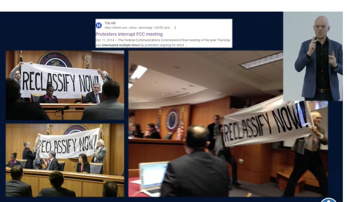 NathanLeamerDC's tweet image. Glad to see @BrendanCarrFCC is focusing on the outrageous and dangerous attacks by #netneutrality zealots on FCC Commissioners who didn't accept their warped view of the Internet. They obstructed a federal proceeding.

Many of those same activists are now sitting in the FCC