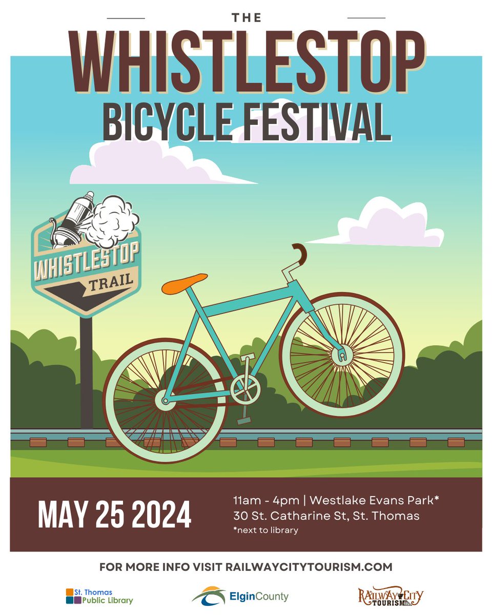 🚲️ Are you ready for the Whistlestop Bicycle Festival? 🎉 Set in the newly opened Westlake Evans Civic Square near the Whistlestop Trail, this event will celebrate everything to do with cycling and community fun! ✨ 📅 Event details: l8r.it/4PuL