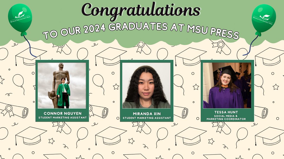 Congratulations to Connor Nguyen (BS, Advertising Management), Miranda Xin (BA, Communication Leadership and Strategy), and Tessa Hunt (MS, Professional Writing, NYU) on their graduations in 2024! Best wishes on your next chapter! 📚🌟