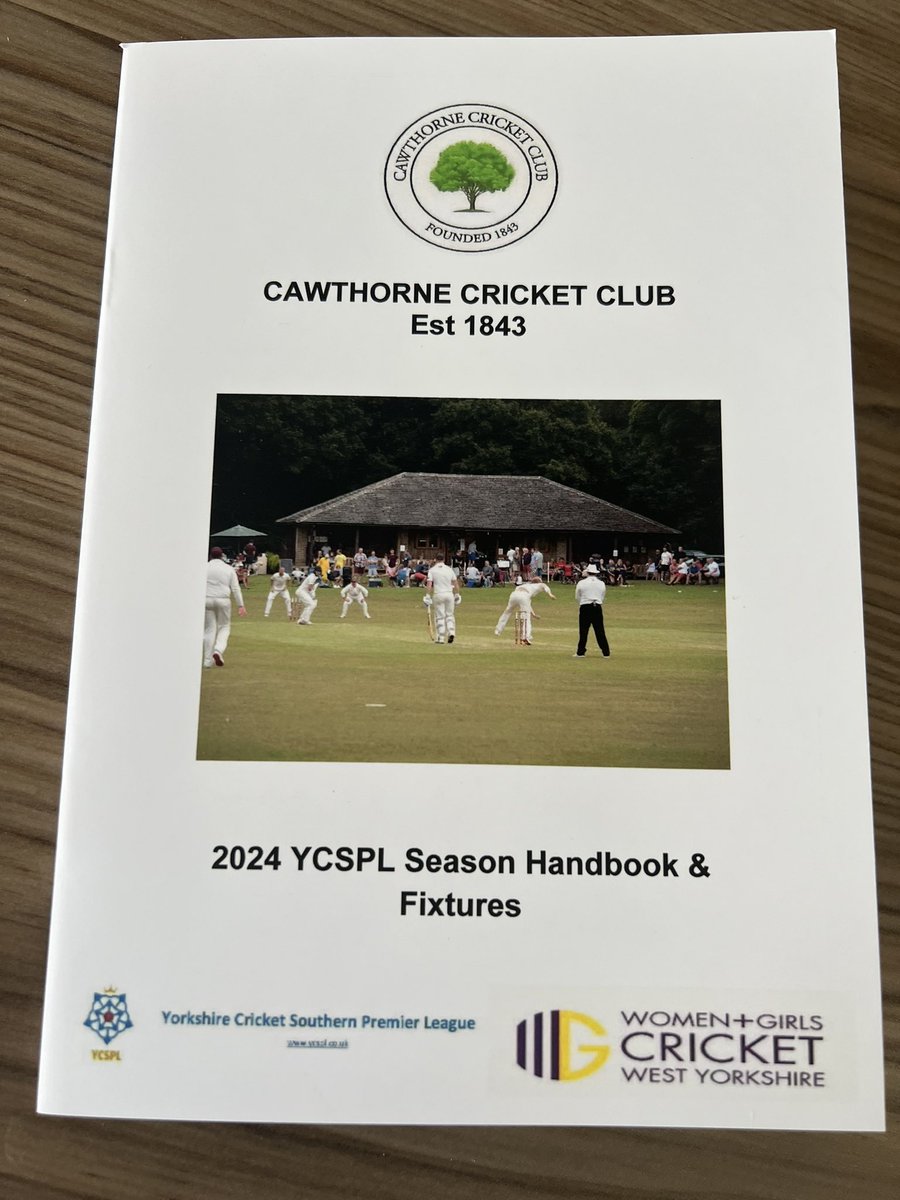 Cawthorne Cricket Club (@cawthornecc) on Twitter photo Season handbook now available from Clubhouse, ahead of the opening fixture this weekend. Also available from <a href="/CawthornePO/">Traditional Sweets</a> and Cawthorne Village Store and Tea room.
Many thanks to <a href="/BahsonColour/">Bahson Colour Print</a> for sponsoring and printing this seasons handbook.
#upthethorne 🏏🏏🏏 Season handbook now available from Clubhouse, ahead of the opening fixture this weekend. Also available from <a href="/CawthornePO/">Traditional Sweets</a> and Cawthorne Village Store and Tea room.
Many thanks to <a href="/BahsonColour/">Bahson Colour Print</a> for sponsoring and printing this seasons handbook.
#upthethorne 🏏🏏🏏