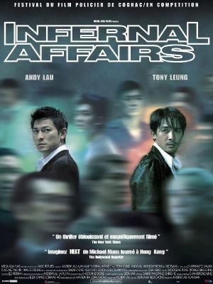 #MomentCinéma sur la plate forme de @artefr

#JeRegarde 
#InfernalAffairs (2002)
#Film de #AlanMak et #AndrewLau
Avec #AndyLau , #TonyLeung ,...