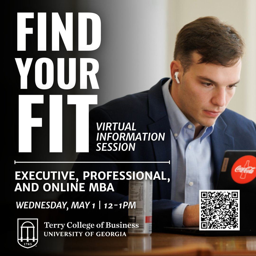 Is it possible for someone to work full time and get their MBA simultaneously? The answer is YES! Join @TerryCollege's virtual Information session on Wednesday, May 1st, and learn more about UGA's MBA Programs that are designed for working professionals hubs.la/Q02tHl0X0