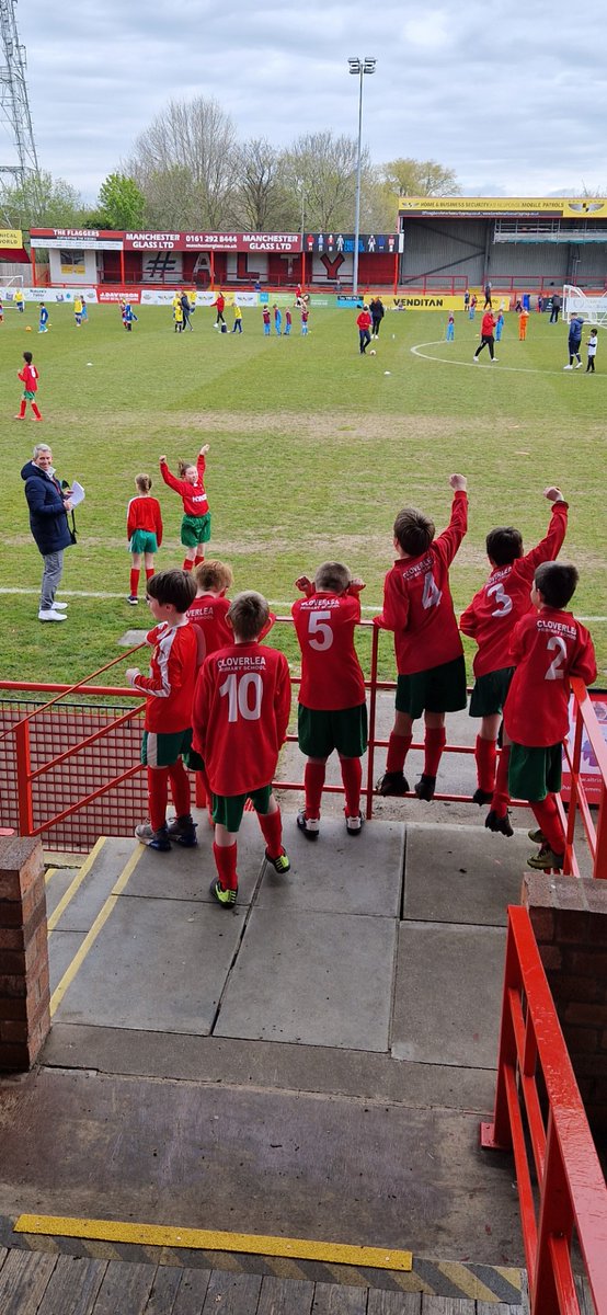 What a marvellous time we had at the Y3/4 AFC tournament this morning. <a href="/AFC_Comm_Sports/">Altrincham FC Community Sports</a> Thanks to all who made it possible and congratulations to our lovely boys and girls for representing our school really well.