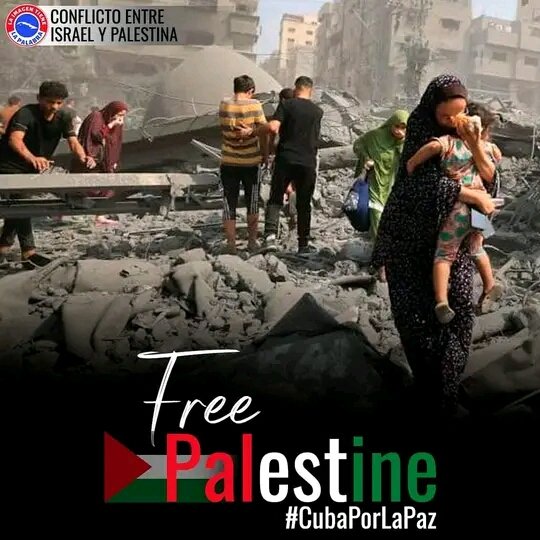 #Palestina conmueve, estremece, duele. #Palestina no está sola!!!! #Cuba está contigo!!!!
#CubaPorLaPaz  #PalestinaLibre #Azucareros #PorUnMundoMejor #LatirAvileño #PorCiroRedondoTodo