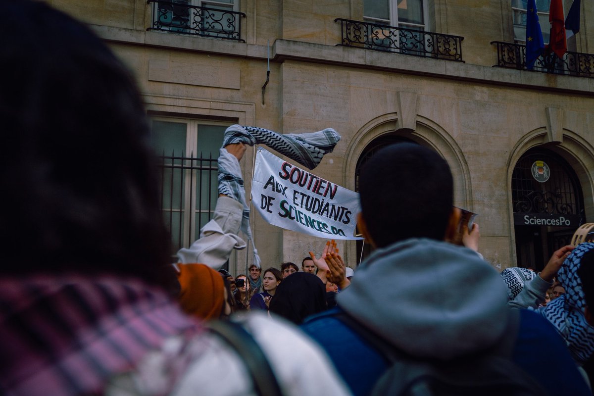 🔴🕊️ Contre la censure et pour la paix ! Avec les organisations de jeunesse et les étudiants, nous étions mobilisés pour dénoncer l’intimidation dont font l’objet les voix pour un cessez-le-feu. Nous ne nous tairons pas jusqu’à l’obtention d’une paix durable à #Gaza !