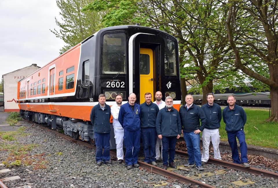 2601/2 in Arrow livery have been revealed! And it must be said they are looking great thanks to @IrishRail and there paint shop team 

Tickets for the Times Arrow Railtour are still available: 

eventbrite.ie/e/times-arrow-…