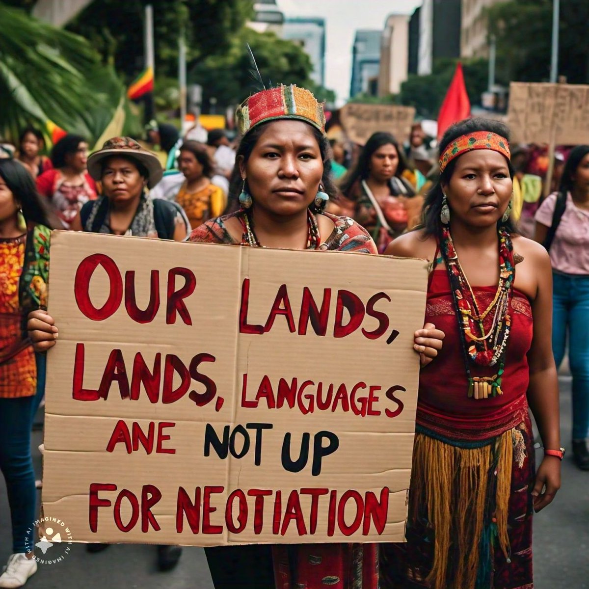 No one should be a refugee in their own home! Indigenous people have a right to their lands, languages, and cultures. Let's stand in solidarity and demand justice and recognition for their rights! #IndigenousRights #Justice