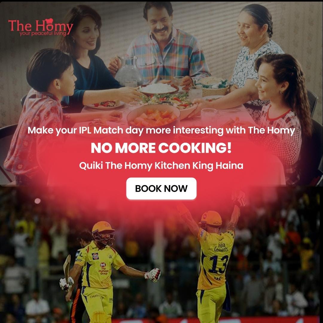 Now cooking won't stop you from watching the thrilling IPL matches. What you guys are waiting for?? Book The Homy kitchen king now 💯
.
.
#thehomy #kitchenking #kitchenchef #chefslife #chefsathome #chefs #ipl #indianpremierleague #cricket #cricketmatch #cricketlover #cricketfever