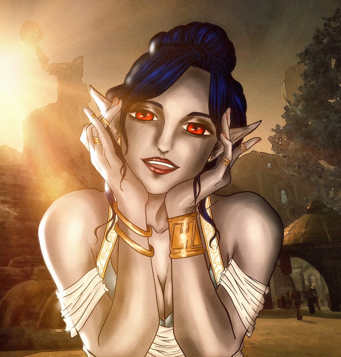 Happy wife, happy life. #ESO #ESOFam #art #digitalart