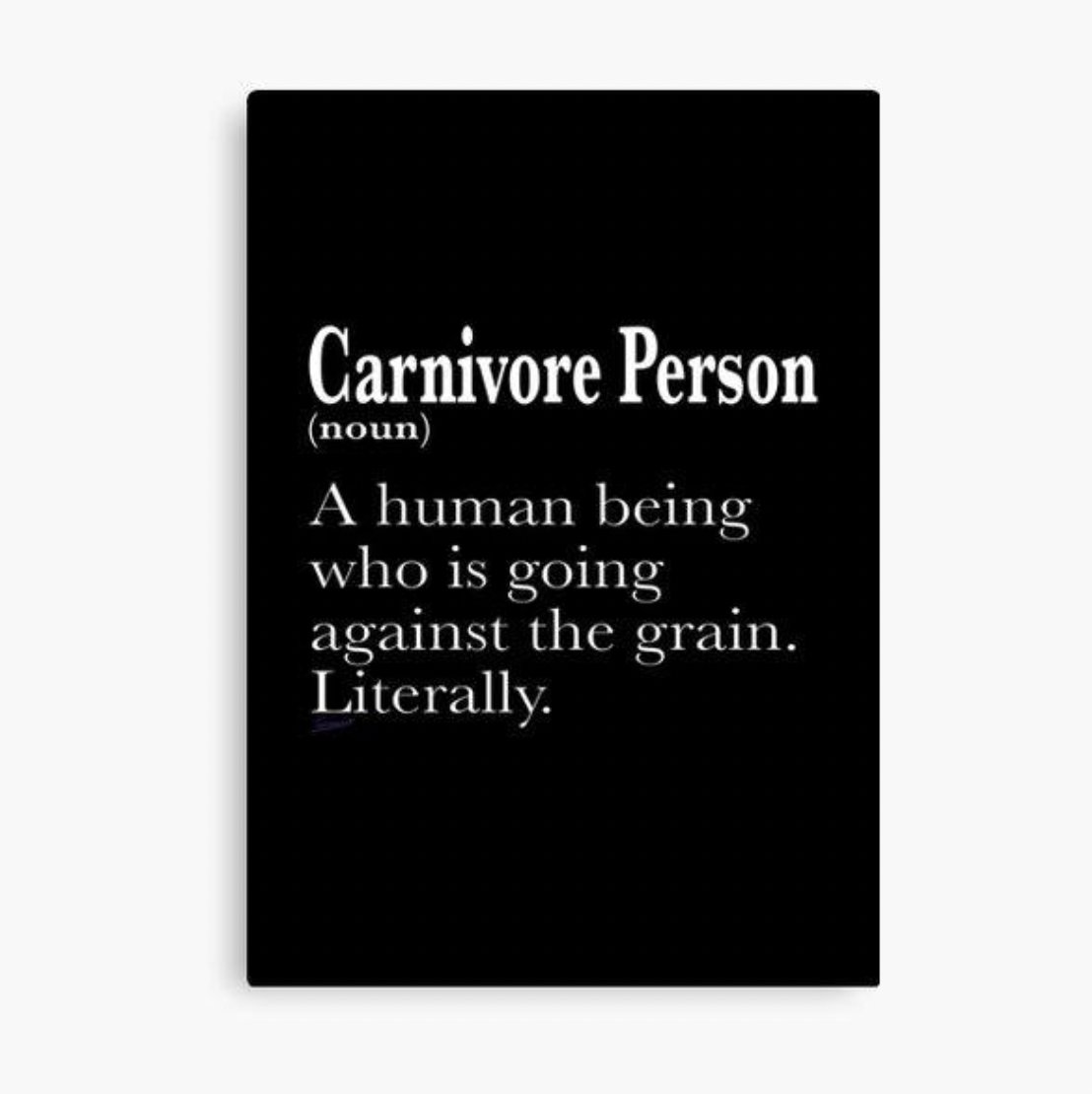 A carnivore person!!