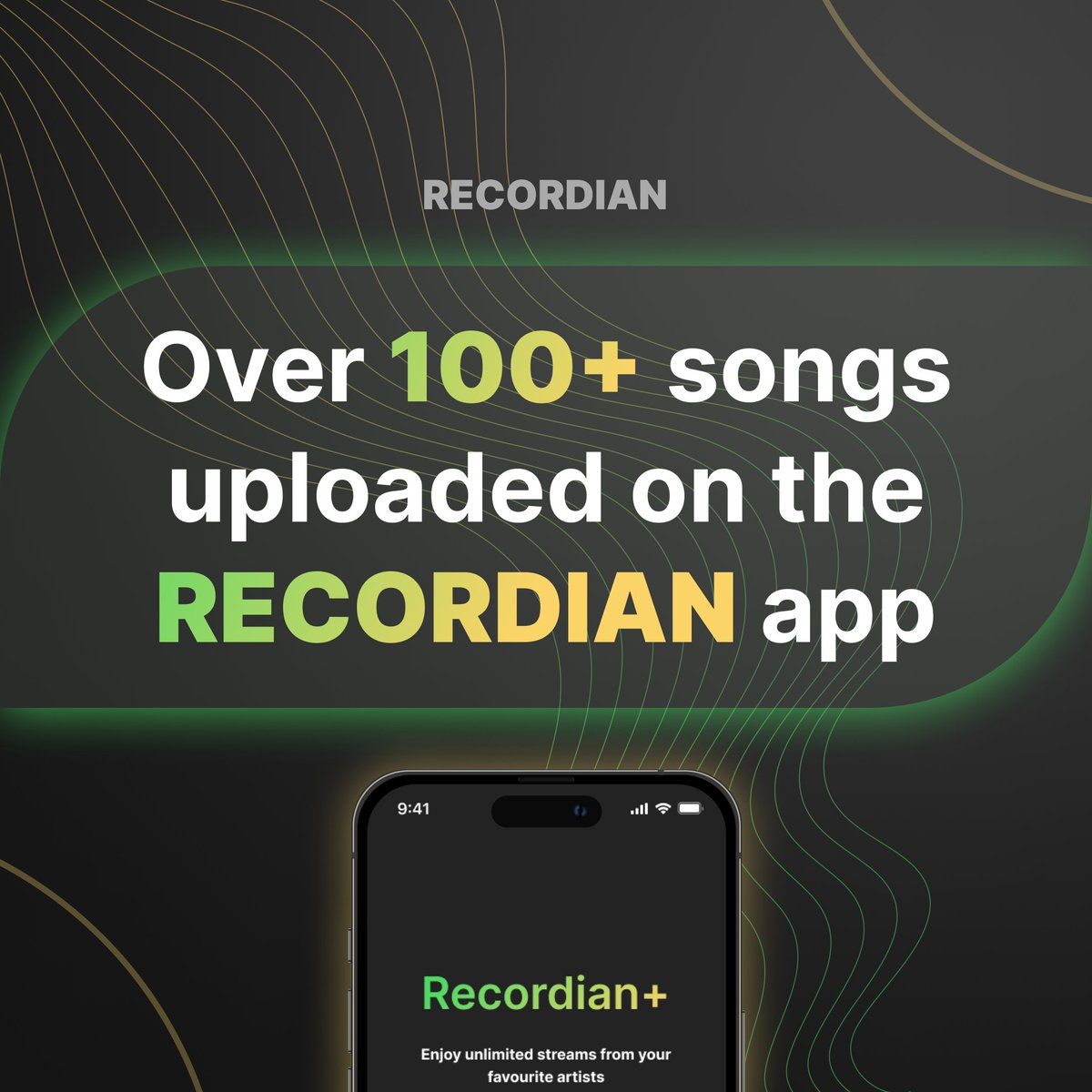 Recordian_Music's tweet photo. 🚀🎶 #Milestone #alert! 🎉 

In just our first week of beta testing, #RECORDIAN's #music #streaming app boasts 100+ songs uploaded by our amazing #beta testers! 🙌 

This incredible response proves the demand for our platform and its potential to #revolutionize the music industry. 💯

Milestone Achievement: Highlighting the upload of 100+ songs demonstrates significant progress and activity on the RECORDIAN platform, signaling early #success. 🎶

Beta Testing Success: Achieving this milestone during the beta testing phase showcases the platform's appeal and functionality even in its early stages, indicating strong potential for growth and adoption. 🎤

User Engagement: The enthusiastic participation of beta testers in uploading songs reflects positive user engagement and interest in the platform, which bodes well for its future success and user retention. 💥

Get ready for a new era in music streaming! And join our public sale before it closes. time is running out https://t.co/QKdZ5EhODJ📈 

#Recordian #MusicRevolution #BetaTestingSuccess"