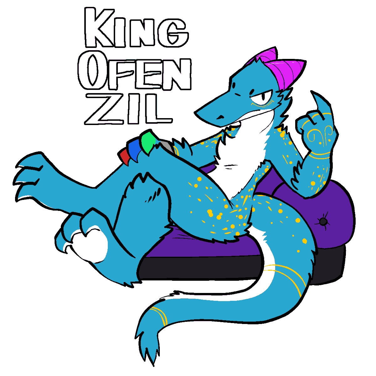 And another character joins the party :3 

Thanks to <a href="/troutdraws/">trout.bsky.social</a> for the great design x3