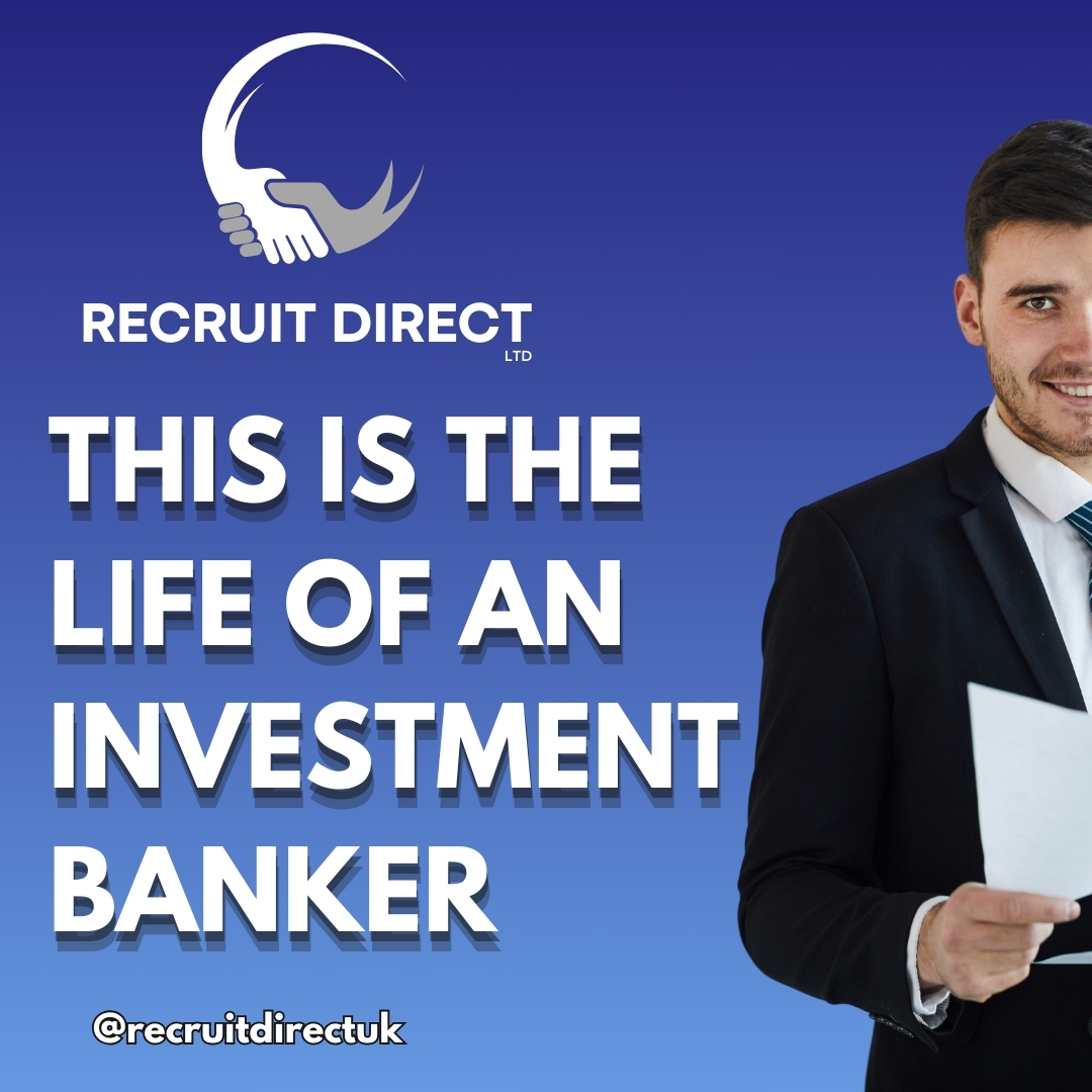 Ever wondered what the daily life of an investment banker entails? It might surprise you! Read more here instagram.com/p/C6Lnn9zNM4I/… Follow us @recruitdirectuk for more banking and finance careers advice #investmentbankinglife #bankerlife #dayinthelifeofabanker #careersadvice