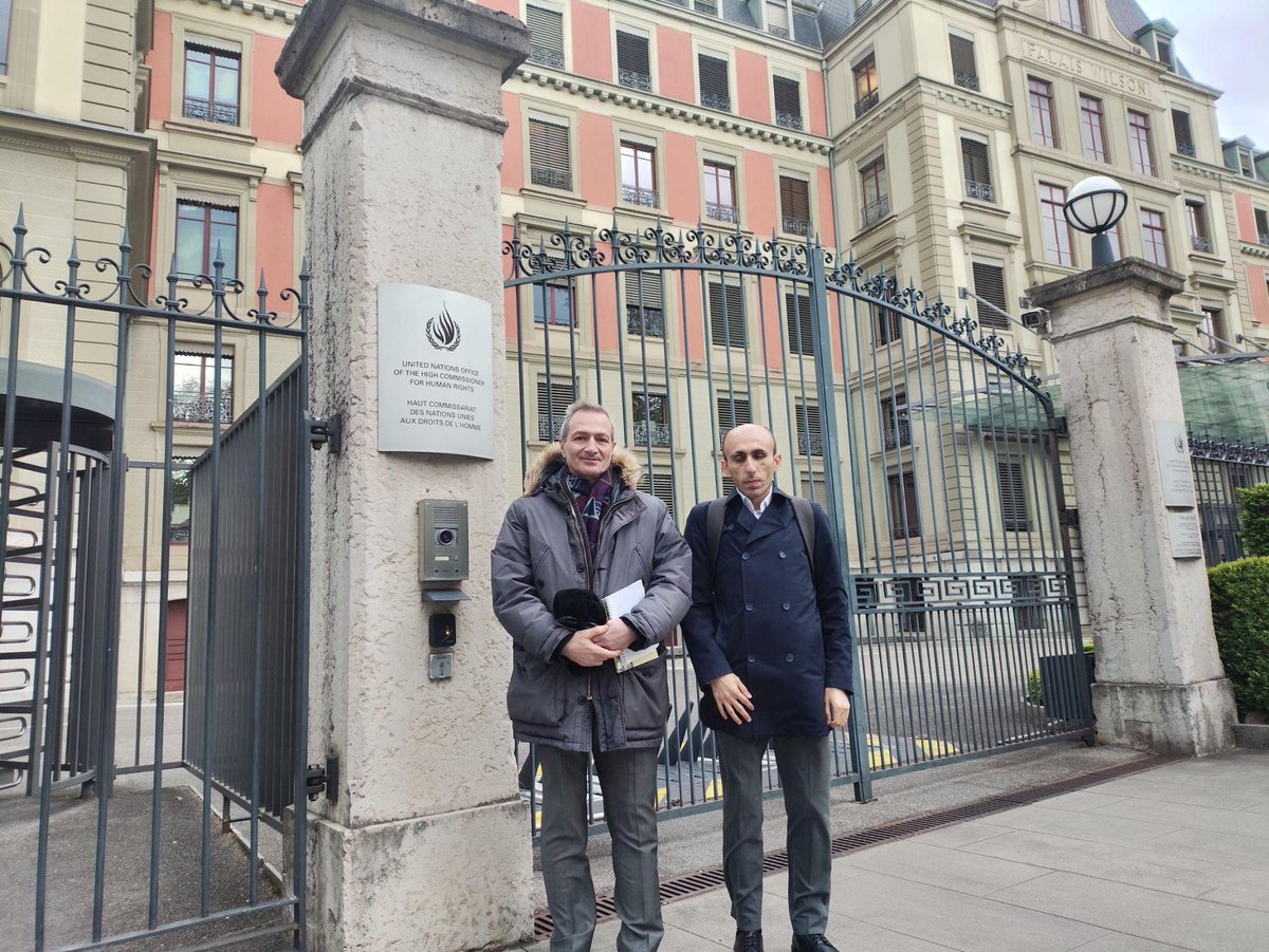 Artak Beglaryan and Raffi Kalfayan presented Azerbaijani crimes to the UN Committee against Torture in Geneva @ArtsakhUnion President Artak Beglaryan and International and Comparative Law Center representative Philippe Raffi Kalfayan, together with representatives of a number of…