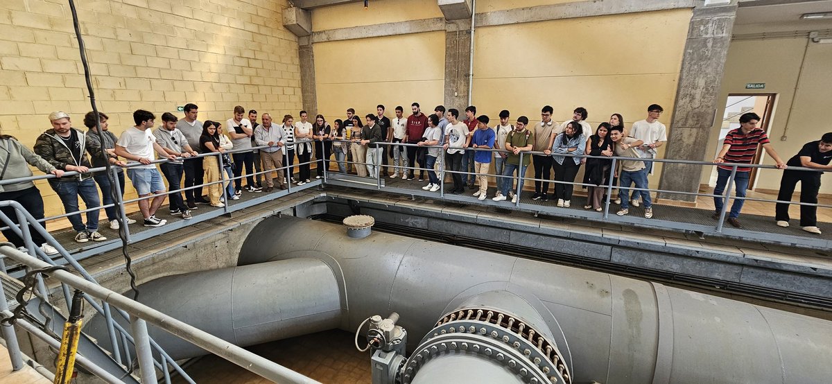 La <a href="/epsb_uco/">Escuela Politécnica Sup. de Belmez Univ. Córdoba</a> visita el embalse de San Rafael de Navallana de la mano de los responsables de su gestión y mantenimiento de @CHGuadalquivir. Muchas gracias por compartir todo vuestro conocimiento, sin duda una visita muy interesante para todo nuestro alumnado.