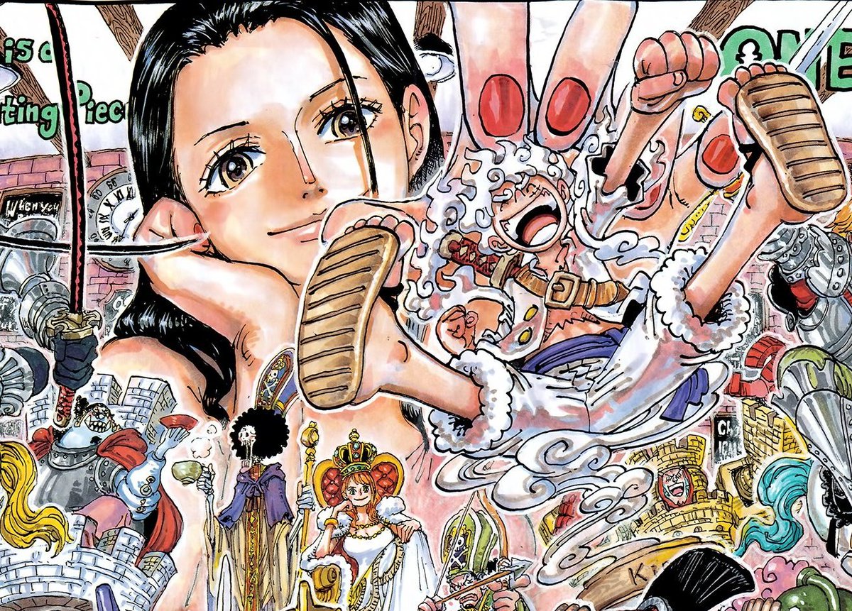 RobinFlours's tweet photo. Robin playing with luffy gear 5 in the New color spread.
she has such a cute face 💕
#ONEPIECE1113 https://t.co/SF5k7JLoLH
