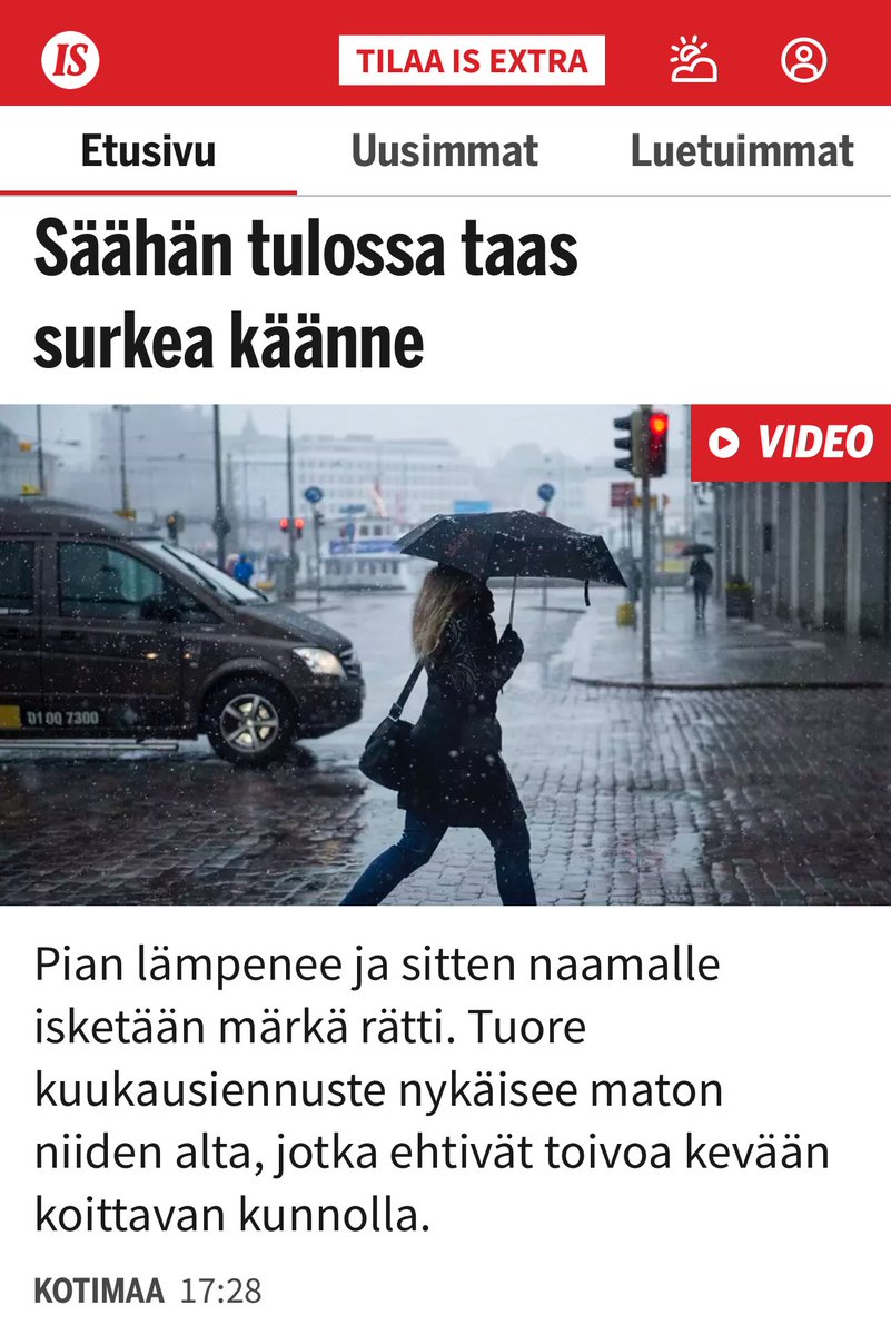 Ai että! Suoraan talvesta syksyyn.