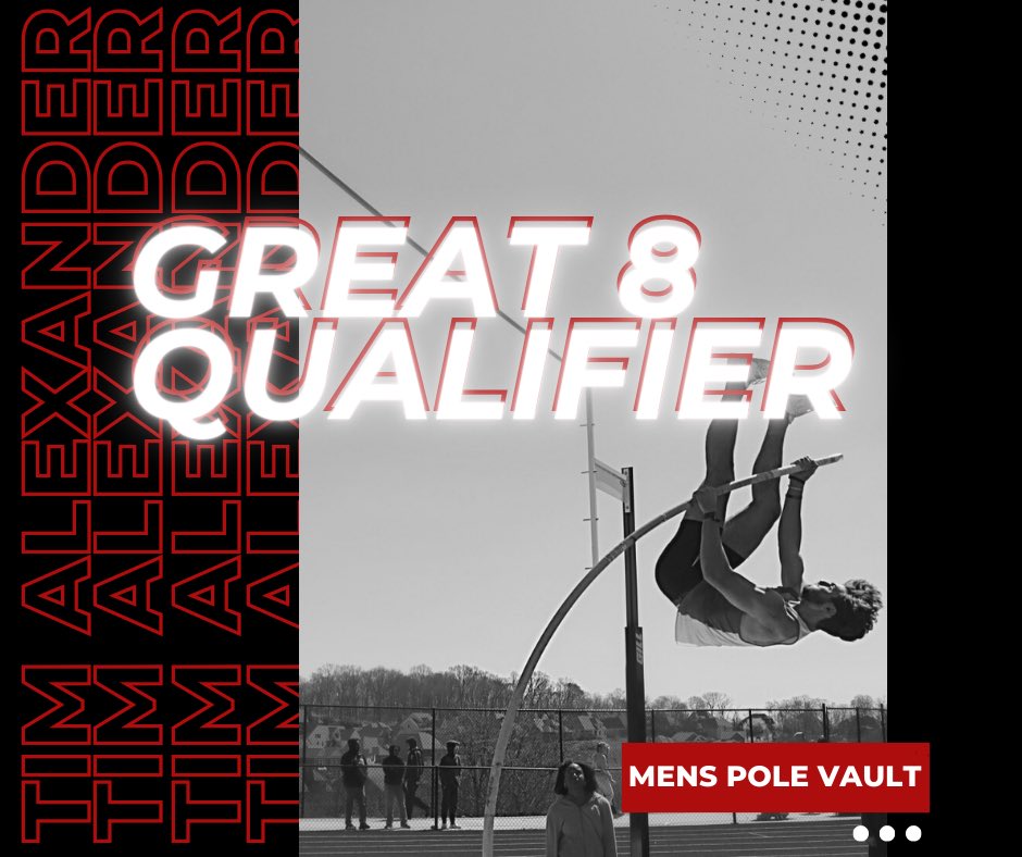 Tim Alexander has qualified for the Great 8 meet in the Pole Vault! This guy has had his eyes on this accomplishment all year and we are so proud of him! Show them what you’re made of, Tim‼️ @CreekAthletics1 @SCHS_CoachJ @SCHSDavenport
