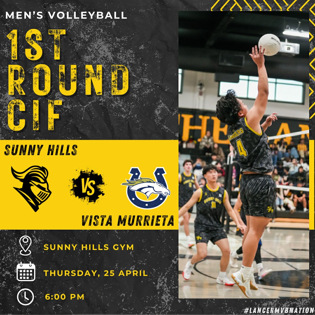 Sunny Hills Men's Volleyball (@shhsboysvb) on Twitter photo 2024-04-25 15:13:08