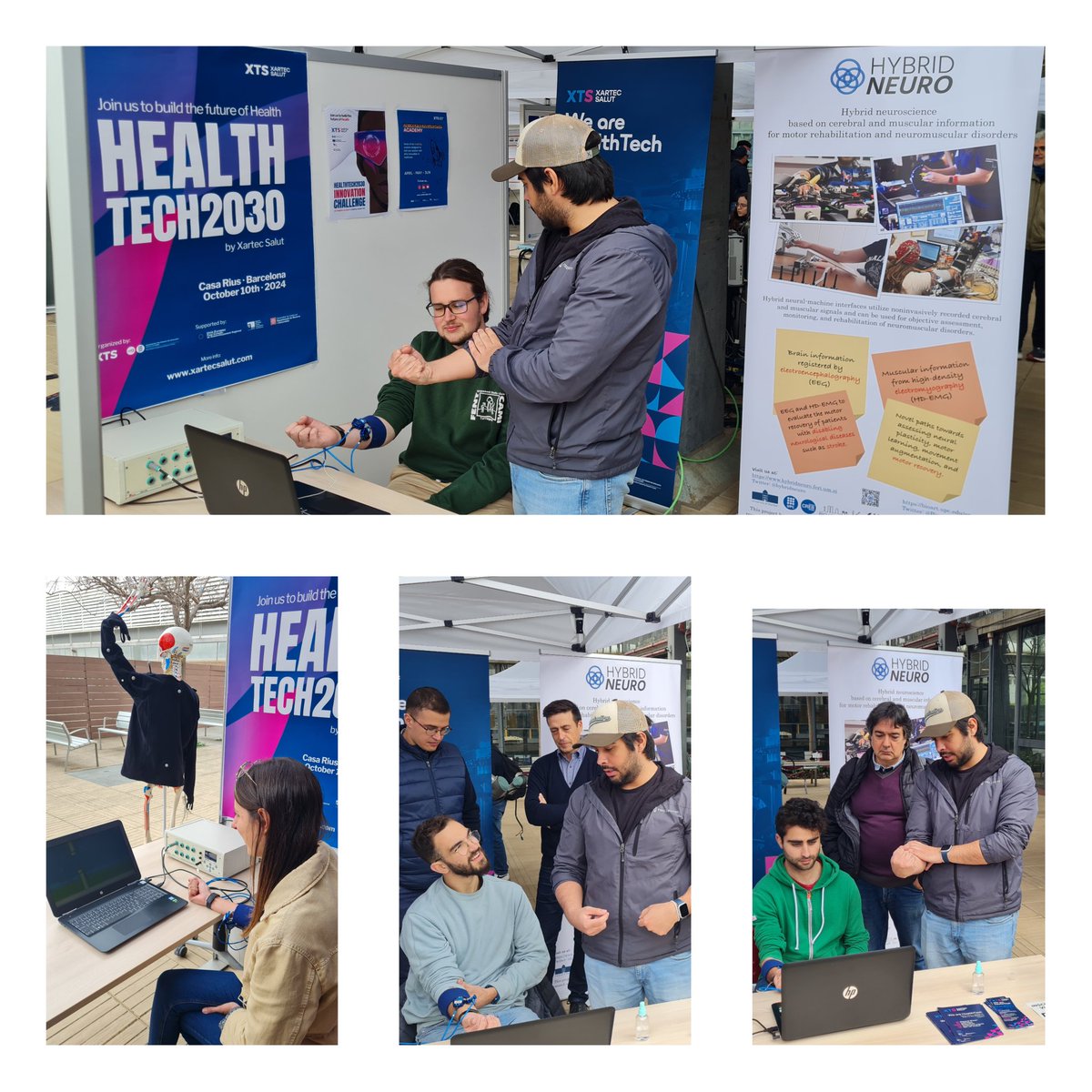 BIOART assisted to the Research Event, an initiative organized by @ETSEIB_UPC and addressed to students. We presented our Myosleeve technology that uses EMG to enhance the muscular rehabilitation process using serious games.
@hybridneuro #EMG #rehabilitation #innovation