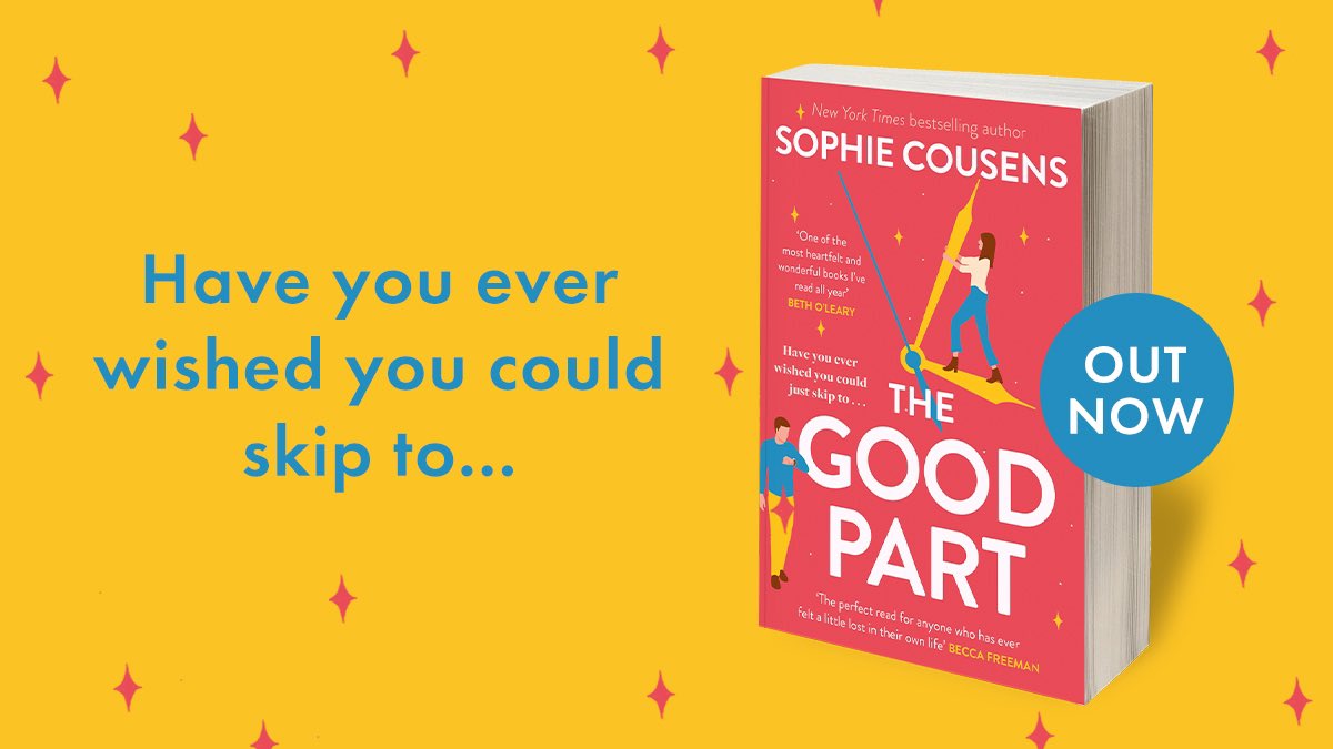 Happy paperback publication day to @SophieCous and the brilliant, gorgeous, funny, poignant #TheGoodPart Can’t wait to celebrate with you later! @HodderFiction @Phoebe_A_Morgan