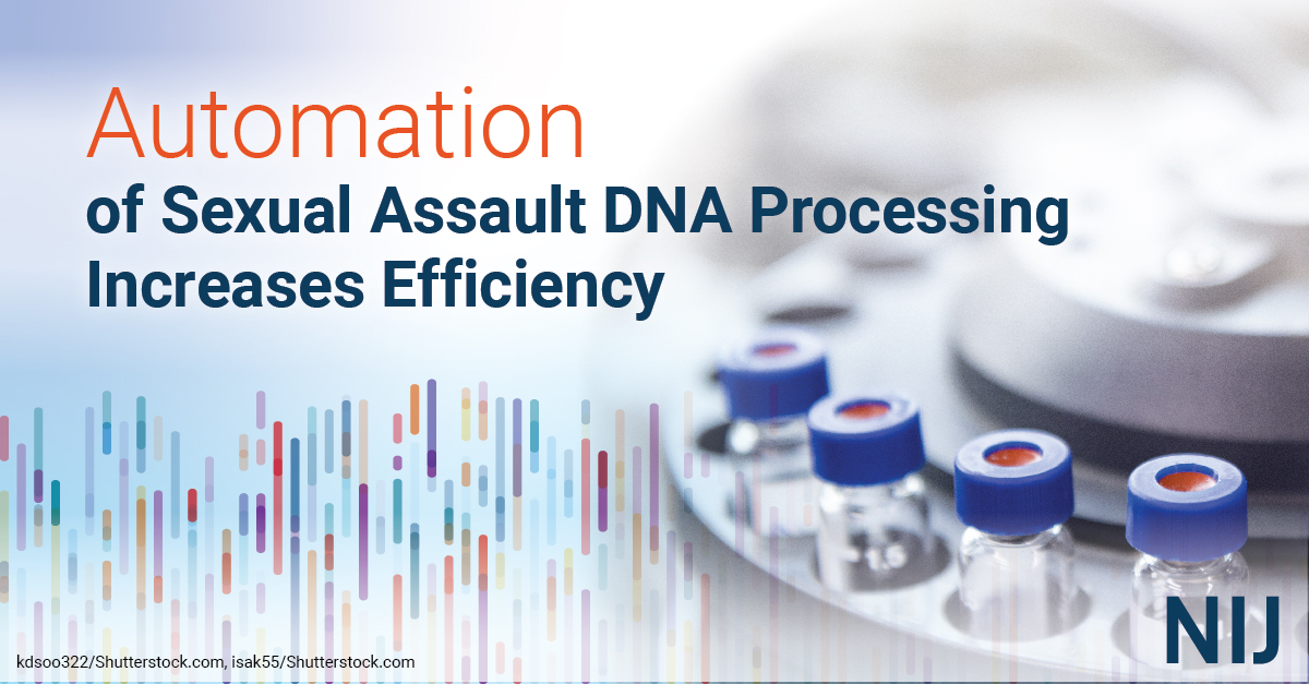 .@VAForensicSci used NIJ-funding to improve workflow & efficiency for processing #SexualAssault DNA samples. This work could help reduce our nationwide backlog & potentially impact case outcomes & prosecutions. Learn more: nij.ojp.gov/topics/article… #DNADay2024 #DNADay #SAAM2024