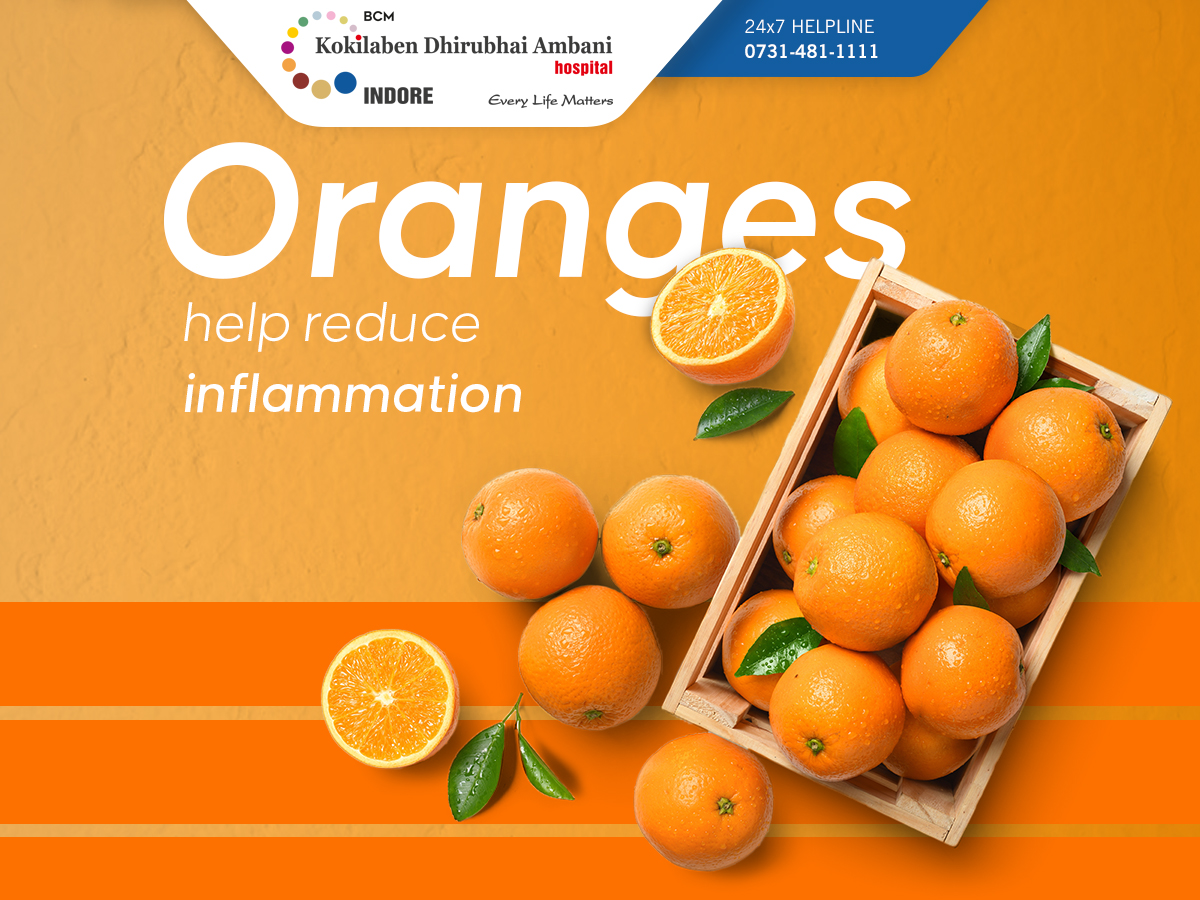 Boost your health with oranges! Packed with vitamin C & phytochemicals, they fight inflammation, reducing risks of heart disease & diabetes. #InflammationFighter #Oranges