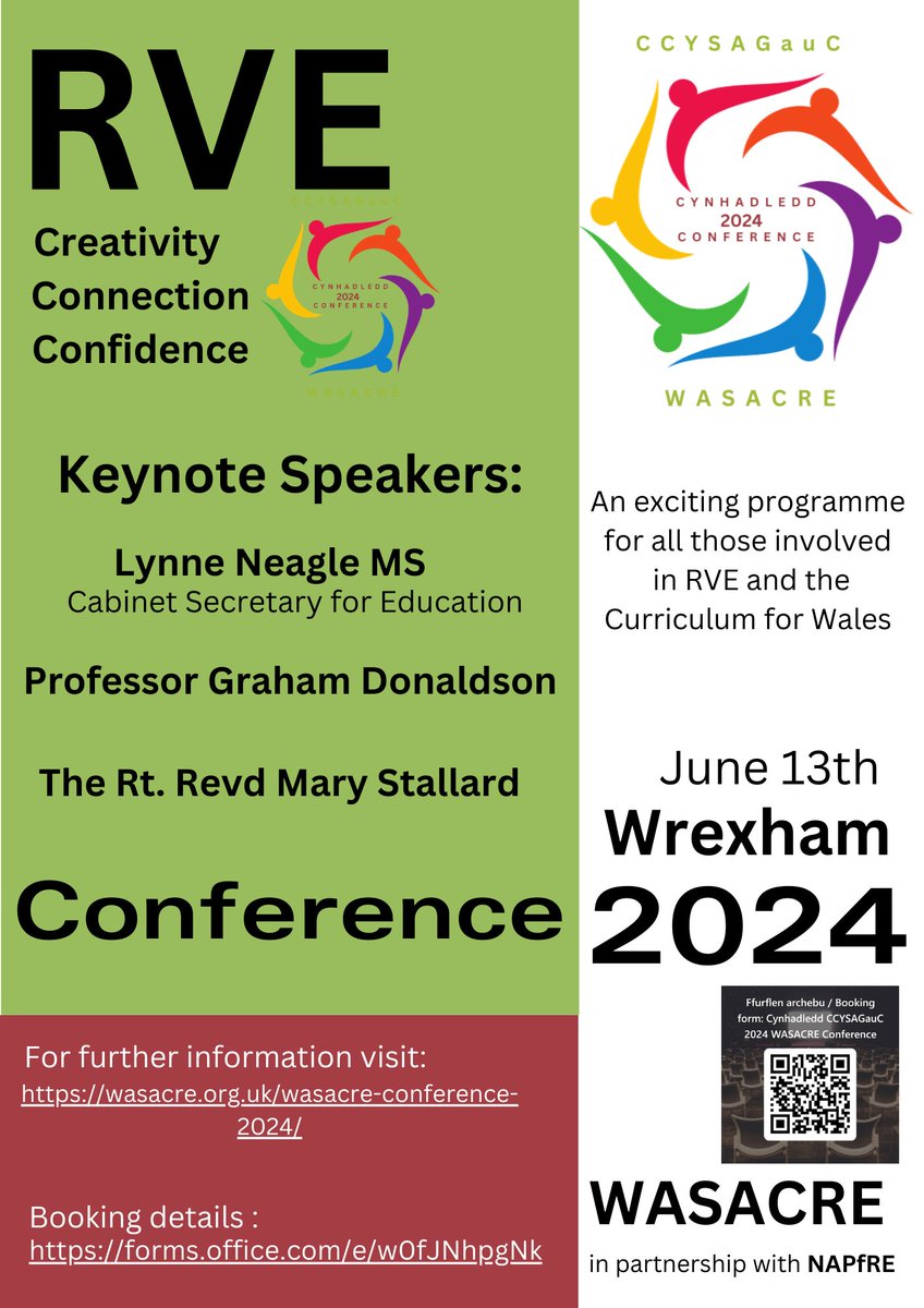 What does RVE look like in the early years setting? To book your place on this pre-conference online seminar held on 30th April at 6.30pm go to the WASACRE Conference page wasacre.org.uk/wasacre-confer…… @ChurchinWales @WG_Education @StGilesRECentre