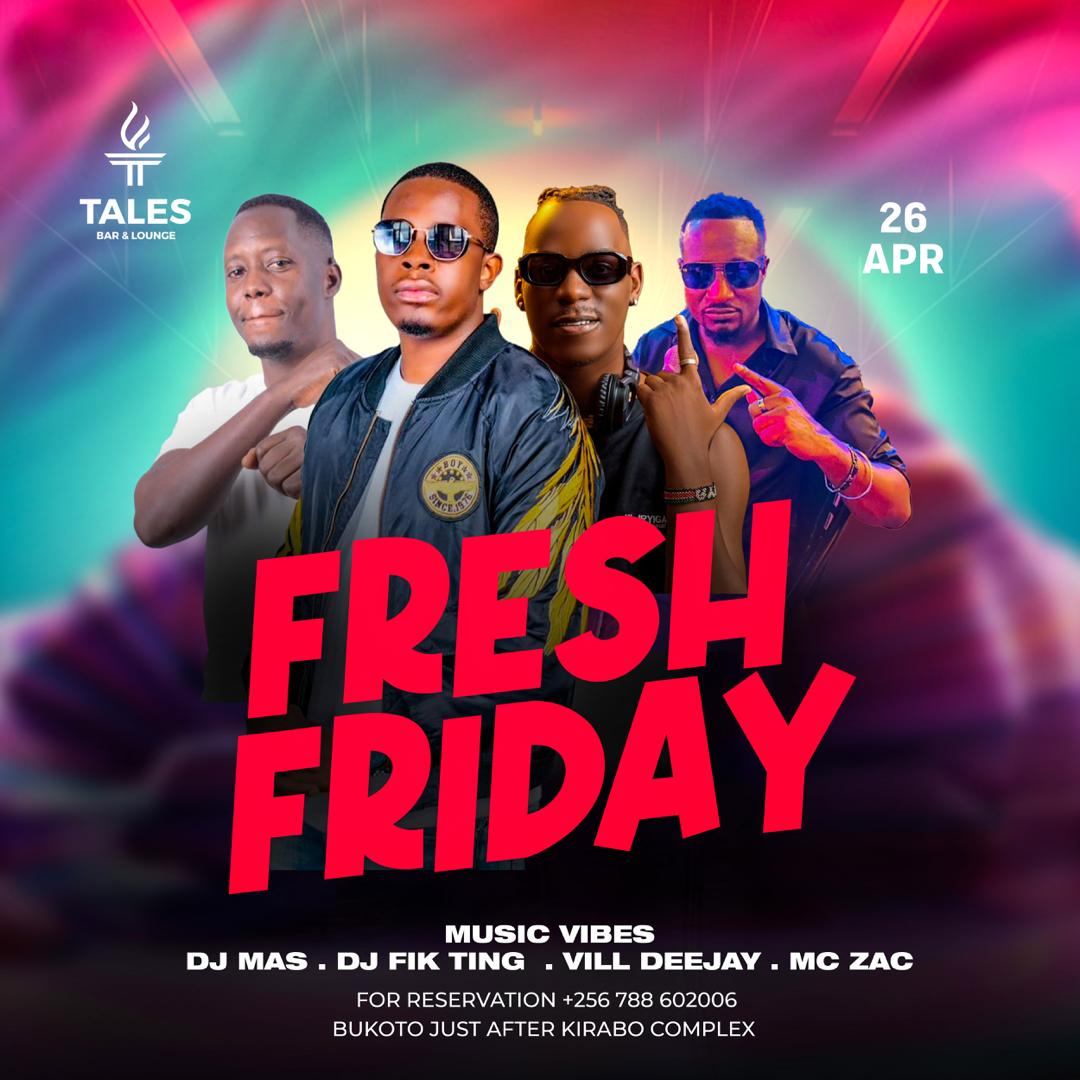 Kickstart your weekend with Fresh Friday. We got non-stop vibes with Dj Mas, Dj Fik Ting, Vill Deejay, and MC Zac on the mic! Let's turn up the party and make some memories! #FreshFridayAtTales #WeekendVibes #TalesOfTheNight