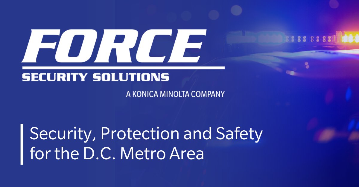 Did you know the overall crime rate in Washington, D.C. increased by 26% at the end of 2023? @Force_Security Solutions and Konica Minolta are teaming up to bring top-tier security products and solutions to businesses in the D.C. Metro Area: ➡️ ow.ly/zi1x50Ro9B0 #DCMetro