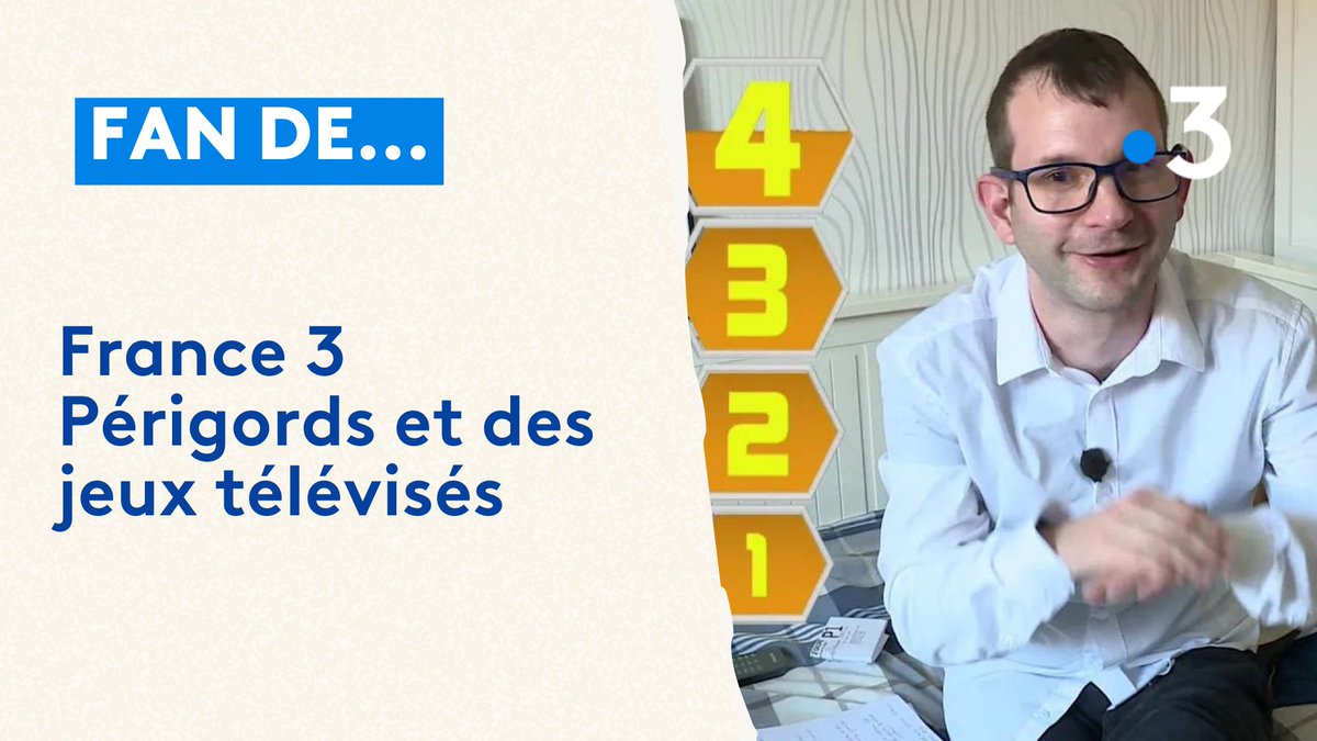 Suite de notre série sur les fans avec Julien, notre plus fidèle admirateur, un authentique fan de @F3Perigords 
VIDÉO ► youtu.be/bW1sQN2M_0A
Cc @F3Regions @comf3aqui @colynerongere @lehesran @GollFabrice