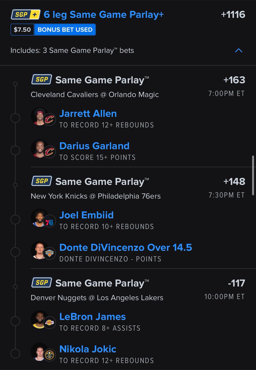 BigHossBets_'s tweet photo. 2 spots I like from each game tonight https://t.co/0NRcWvPoI7