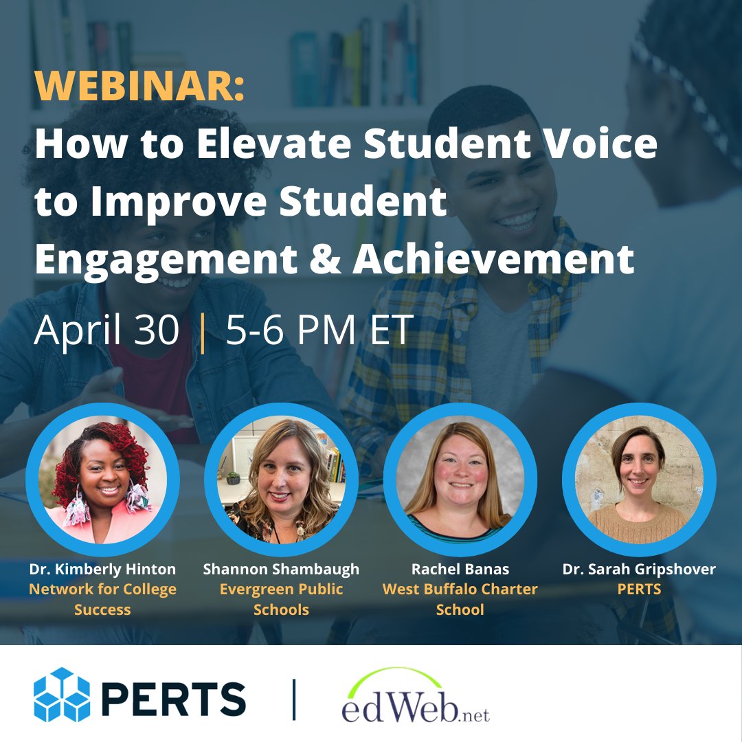 How do you measure student experience & use it to drive meaningful change? Hear from educators who have implemented easy-to-use strategies to nurture learning conditions & leverage student voice data! home.edweb.net/webinar/studen… #edWebinar #education #studentvoice #studentengagement
