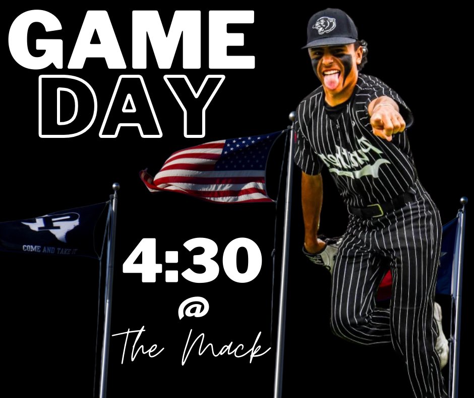 IT’S GAME DAY for <a href="/MOJO_HARDBALL/">PERMIAN BASEBALL</a> 

Today begins the District Series against Midland High! 

4️⃣:3️⃣0️⃣pm
📍 McCanlies Field 

be LOUD
be PROUD
GO MOJO

#PACKtheMack 🐺